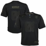Cheap Arizona Cardinals #1 Kyler Murray Nike Youth 2020 Salute to Service Game Jersey Black