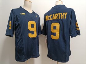 Cheap Men\'s Michigan Wolverines #9 J.J. McCarthy 2023 F.U.S.E. Navy Stitched Jersey