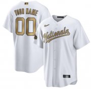 Wholesale Cheap Men's Washington Nationals Active Player Custom White 2022 All-Star Cool Base Stitched Baseball Jersey