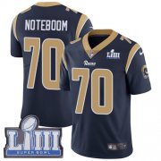 Wholesale Cheap Nike Rams #70 Joseph Noteboom Navy Blue Team Color Super Bowl LIII Bound Men's Stitched NFL Vapor Untouchable Limited Jersey