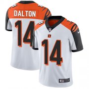 Wholesale Cheap Nike Bengals #14 Andy Dalton White Men's Stitched NFL Vapor Untouchable Limited Jersey