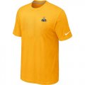 Wholesale Cheap Nike Seattle Seahawks Super Bowl XLVIII Champions Trophy Collection Locker Room T-Shirt Yellow