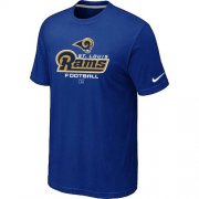 Wholesale Cheap Nike Los Angeles Rams Big & Tall Critical Victory NFL T-Shirt Blue