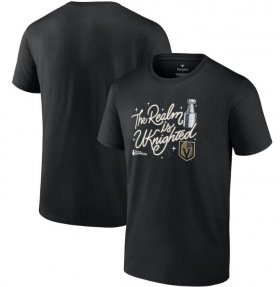 Wholesale Cheap Men\'s Vegas Golden Knights Black 2023 Stanley Cup Champions Celebration T-Shirt