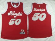 Wholesale Cheap Men's Memphis Grizzlies #50 Zach Randolph Revolution 30 Swingman 2015-16 Retro Red Jersey