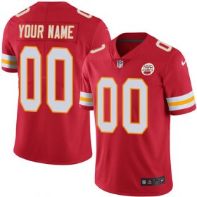 Wholesale Cheap Nike Kansas City Chiefs Customized Red Team Color Stitched Vapor Untouchable Limited Youth NFL Jersey