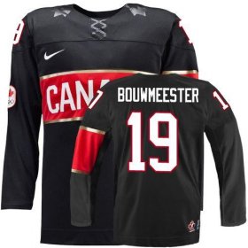 Wholesale Cheap Olympic 2014 CA. #19 Jay Bouwmeester Black Stitched NHL Jersey