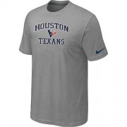 Wholesale Cheap Nike NFL Houston Texans Heart & Soul NFL T-Shirt Light Grey
