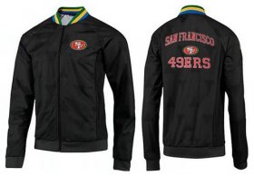 Wholesale Cheap NFL San Francisco 49ers Heart Jacket Black_2