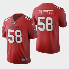 Wholesale Cheap Tampa Bay Buccaneers #58 Shaquil Barrett Red Men\'s Nike 2020 Vapor Limited NFL Jersey
