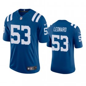 Wholesale Cheap Indianapolis Colts #53 Darius Leonard Men\'s Nike Royal 2020 Vapor Limited Jersey