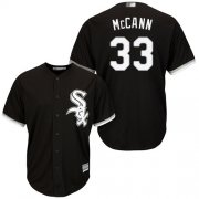 Wholesale Cheap White Sox #33 James McCann Black New Cool Base Stitched MLB Jersey