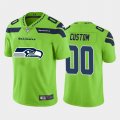 Wholesale Cheap Seattle Seahawks Custom Green Men's Nike Big Team Logo Vapor Limited NFL Jersey