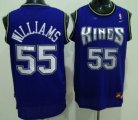 Wholesale Cheap Sacramento Kings #55 Jason Williams Purple Swingman Jersey