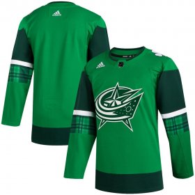Wholesale Cheap Columbus Blue Jackets Blank Men\'s Adidas 2020 St. Patrick\'s Day Stitched NHL Jersey Green.jpg