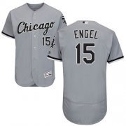 Wholesale Cheap White Sox #15 Adam Engel Grey Flexbase Authentic Collection Stitched MLB Jersey