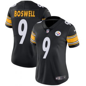 Wholesale Cheap Nike Steelers #9 Chris Boswell Black Team Color Women\'s Stitched NFL Vapor Untouchable Limited Jersey