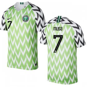 Wholesale Cheap Nigeria #7 Musa Home Soccer Country Jersey