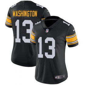 Wholesale Cheap Nike Steelers #13 James Washington Black Alternate Women\'s Stitched NFL Vapor Untouchable Limited Jersey