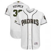 Wholesale Cheap Padres #30 Eric Hosmer White Flexbase Authentic Collection 2018 Memorial Day Stitched MLB Jersey