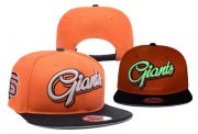 Wholesale Cheap MLB San Francisco Giants Adjustable Snapback Hat YD16062717