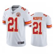 Wholesale Cheap Men's Kansas City Chiefs #21 Trent McDuffie White Vapor Untouchable Limited Stitched Football Jersey