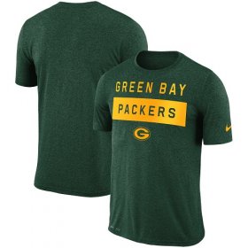 Wholesale Cheap Men\'s Green Bay Packers Nike Green Sideline Legend Lift Performance T-Shirt