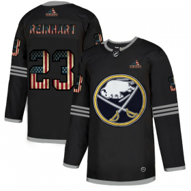 Wholesale Cheap Buffalo Sabres #23 Sam Reinhart Adidas Men\'s Black USA Flag Limited NHL Jersey