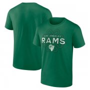 Wholesale Cheap Men's Los Angeles Rams Kelly Green Celtic Knot T-Shirt