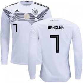Wholesale Cheap Germany #7 Draxler Home Long Sleeves Kid Soccer Country Jersey