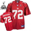 Wholesale Cheap Giants #72 Osi Umenyiora Red Super Bowl XLVI Embroidered NFL Jersey
