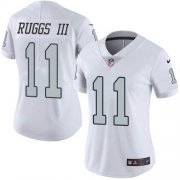 Wholesale Cheap Nike Raiders #11 Henry Ruggs III White Women's Stitched NFL Limited Rush Jersey