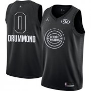 Wholesale Cheap Nike Pistons #0 Andre Drummond Black NBA Jordan Swingman 2018 All-Star Game Jersey