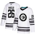 Wholesale Cheap Adidas Jets #26 Blake Wheeler White Authentic 2019 All-Star Stitched NHL Jersey