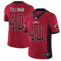 Wholesale Cheap Nike Cardinals #40 Pat Tillman Red Team Color Men's Stitched NFL Limited Rush Drift Fashion Jersey