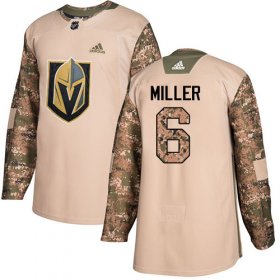Wholesale Cheap Adidas Golden Knights #6 Colin Miller Camo Authentic 2017 Veterans Day Stitched Youth NHL Jersey