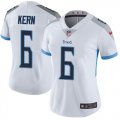 Wholesale Cheap Nike Titans #6 Brett Kern White Women's Stitched NFL Vapor Untouchable Limited Jersey