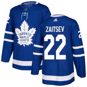 Wholesale Cheap Adidas Maple Leafs #22 Nikita Zaitsev Blue Home Authentic Stitched NHL Jersey