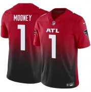 Cheap Men's Atlanta Falcons #1 Darnell Mooney Red 2024 F.U.S.E. Vapor Untouchable Limited Football Stitched Jersey