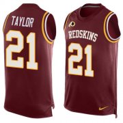 Wholesale Cheap Nike Redskins #21 Sean Taylor Burgundy Red Team Color Men's Stitched NFL Limited Tank Top Jersey