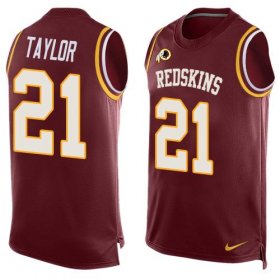 Wholesale Cheap Nike Redskins #21 Sean Taylor Burgundy Red Team Color Men\'s Stitched NFL Limited Tank Top Jersey