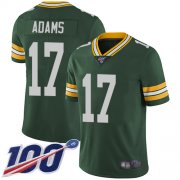 Wholesale Cheap Nike Packers #17 Davante Adams Green Team Color Men's Stitched NFL 100th Season Vapor Limited Jersey