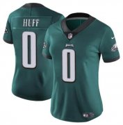 Cheap Women's Philadelphia Eagles #0 Bryce Huff Green Vapor Untouchable Limited Football Stitched Jersey(Run Small)