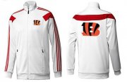 Wholesale Cheap NFL Cincinnati Bengals Team Logo Jacket White_1