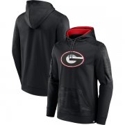 Wholesale Cheap Men's Green Bay Packers Black On The Ball Pullover Hoodie