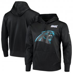 Wholesale Cheap Carolina Panthers Nike 100th Season Primary Logo Circuit Performance Pullover Hoodie Black