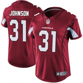 Wholesale Cheap Nike Cardinals #31 David Johnson Red Team Color Women\'s Stitched NFL Vapor Untouchable Limited Jersey