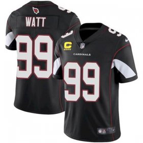 Wholesale Cheap Men\'s Arizona Cardinals 2022 #99 J.J. Watt Black With 4-star C Patch Vapor Untouchable Limited Stitched NFL Jersey