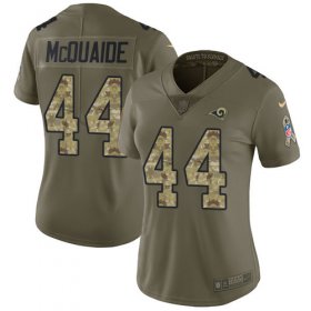 Wholesale Cheap Nike Rams #44 Jacob McQuaide Olive/Camo Women\'s Stitched NFL Limited 2017 Salute to Service Jersey