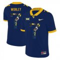 Wholesale Cheap West Virginia Mountaineers 7 Daryl Worley Navy Fashion College Football Jersey
